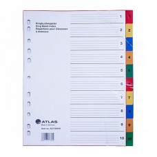 Atlas Ring Book Index / 1-10  Colored